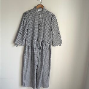 NEW Taylor Tillman Liza Ruffle gingham dress XS